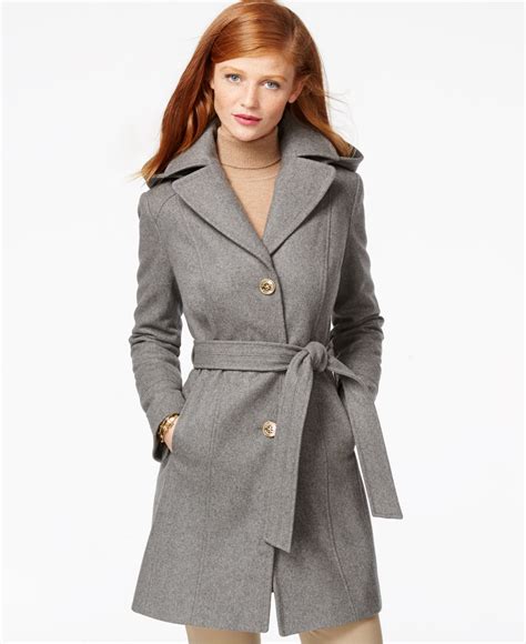 michael kors grau jacke|Michael Kors coats.